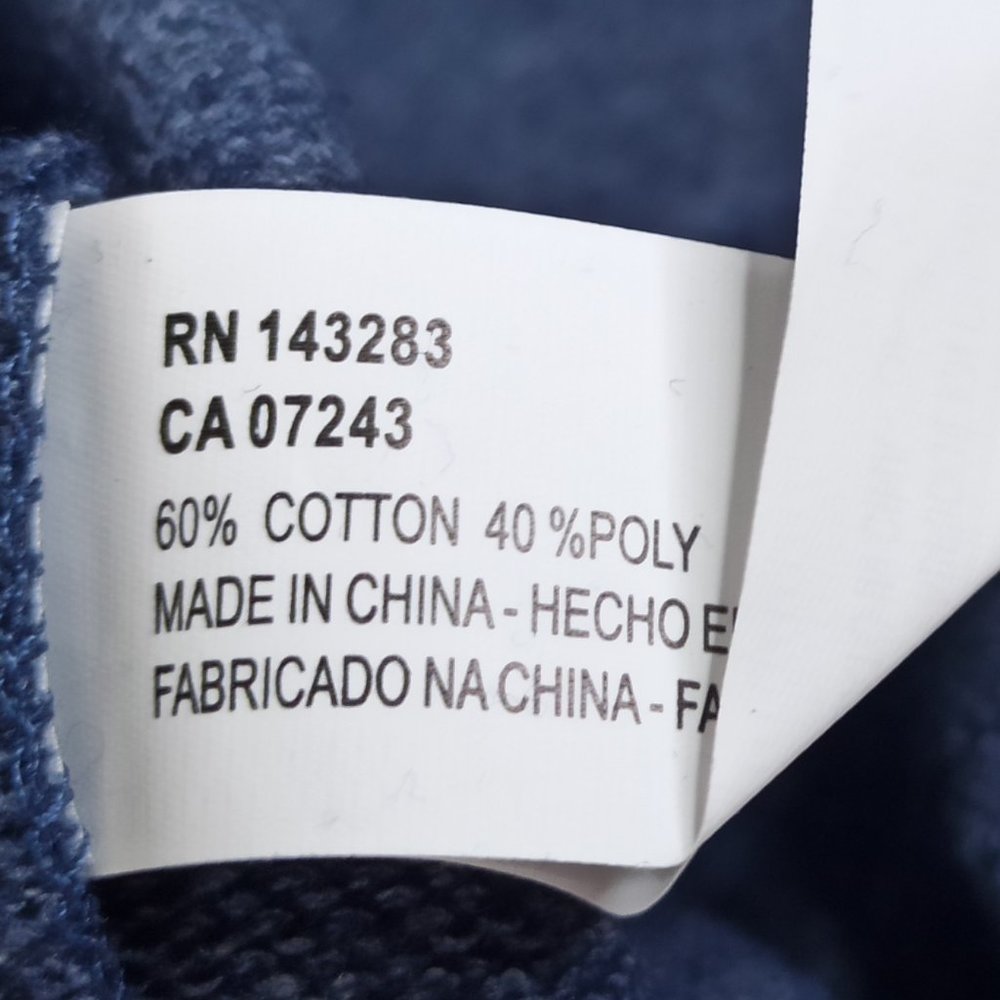Caliber Men's Sweater Size XXL Navy Blue Long Sleeves Comfort Round Neck Comfort - Picture 8 of 8